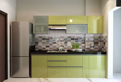 11+ Gorgeous Kitchen Color Combination As Per Vastu Photos -  -  Check more at https://color-combination.com/11-gorgeous-kitchen-color-combination-as-per-vastu-photos/ Kitchen Cabinets Indian Style, Indian Kitchen Design Ideas, Modern Kitchen Tiles, Kitchen Cabinets Color Combination, Kitchen Colour Combination, Ikea Raskog, Kitchen Design Color, Kitchen Modular, Kabinet Dapur