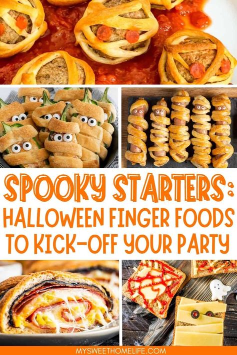 Halloween Party Finger Foods, Halloween Food For Adults, Halloween Fingerfood, Fingerfood Baby, Halloween Finger, Best Halloween Party, Halloween Finger Foods, Halloween Food Dinner, Kids Halloween Food