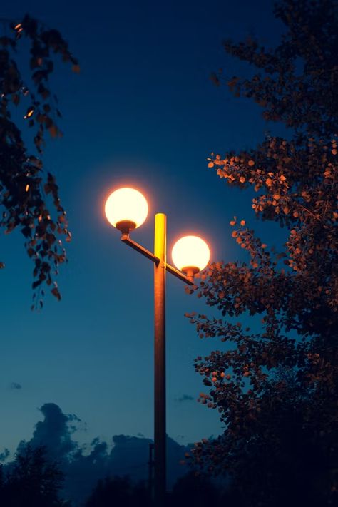 street lights turned on during night time photo – Free Grey Image on Unsplash Night Time Photography, Sky Art Painting, Scenery Photography, Street Lights, Beautiful Landscape Wallpaper, Street Lamp, Time Photo, Sky Art, Night Aesthetic