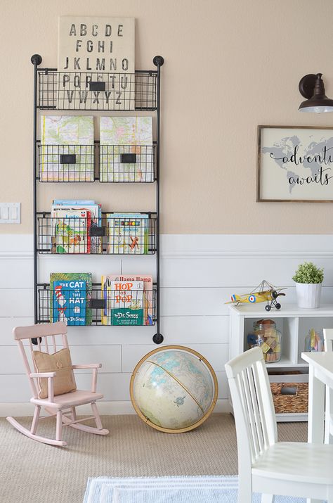 Bet You Can't Live Without These Playroom Storage Ideas to Corral the Endless Toy Collection | Hunker Farmhouse Playroom, Basement Playroom, Playroom Storage, Playroom Design, Playroom Organization, Big Boy Room, Modern Farmhouse Decor, Space Saving Furniture, Farmhouse Style Decorating