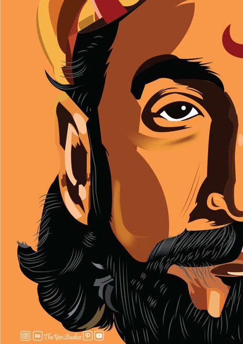 Shivaji Maharaj Jayanti Shivaji Maharaj Vector Art, Shivaji Maharaj Digital Art, Shivaji Maharaj Painting Art, Shivaji Maharaj Illustration, Kulo Design, Chatrapati Sambhaji Maharaj, Kulo Art, Jay Shivray, Sambhaji Maharaj