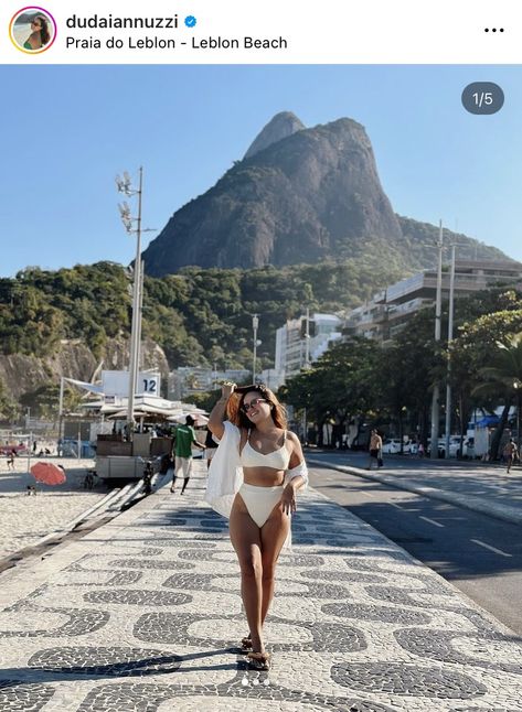 Brazil Vacation, Rio Photos, Brazil Travel, Rock In Rio, Vacay Outfits, Instagram Inspiration Posts, Beach Poses, Instagram Inspiration, Beach Photos