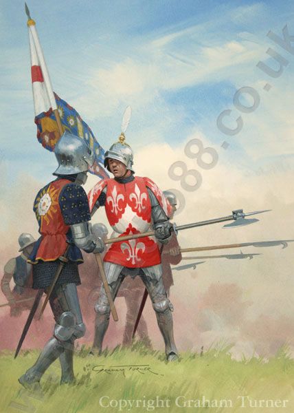 2012 Tewkesbury Poster - Original Painting Graham Turner, 15th Century Armor, Plate Armor, Medieval Festival, Century Armor, Historical Warriors, Historical Armor, Wars Of The Roses, Late Middle Ages