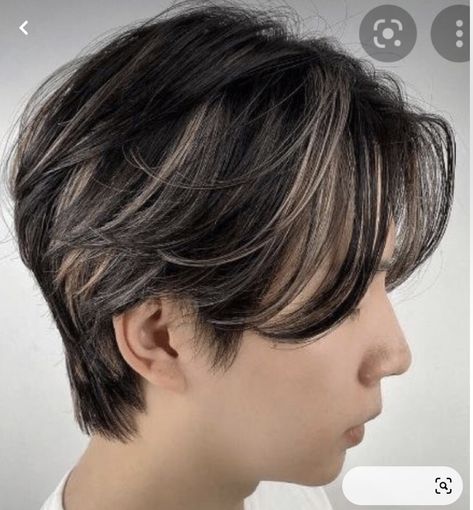 Boys Hair Highlights, Men Hair Color Highlights, Classic Mullet, Asian Hair Highlights, Brown Balayage Hair, Versatile Haircut, Balayage Hair Ideas, Bleached Hair Men, Hair Color Asian