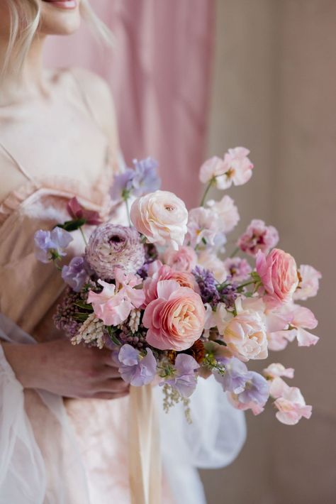 Brooklyn, New York | Colleen Anne Lennehan Photographry — Winsome Floral Colorful Pastel Bridal Bouquet, Princess Wedding Bouquet, Pink And Purple Bridal Bouquet, Purple And Pink Wedding Flowers, Pink And Purple Wedding Theme, Pink Ranunculus Bouquet, Pink And Lilac Wedding, Fine Art Bouquet, Winsome Floral