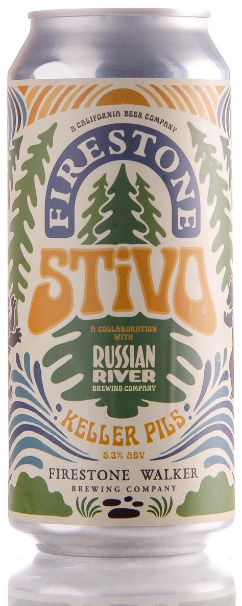 Firestone Walker Brewing Co STiVO scored a 99 in a blind taste test by BJCP judges for Craft Beer & Brewing Magazine Beer Can Design Packaging, Craft Beer Branding, Taproom Design, Beer Label Art, Beer Branding Design, Beer Can Design, Craft Beer Label Design, Beer Logos, Craft Beer Design