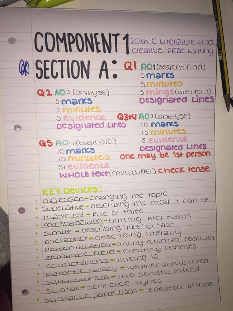 Language Paper 1 Gcse, English Language Paper 2 Gcse Revision, English Language Paper 1 Revision, English Language Paper 1, Gcse Poems, Prose Writing, English Gcse Revision, Handwriting Inspo, English Gcse