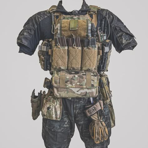 Tactical Loadout, Plate Carrier Setup, Special Forces Gear, Tactical Helmet, Army Gears, Tactical Wear, Military Action Figures, Military Gear Tactical, Combat Gear