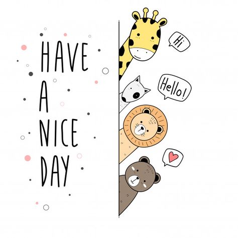 Cute animals cartoon doodle card poster wallpaper Premium Vector Cute Animals Cartoon, Animals Crossing, Cartoon Doodle, Animals Cartoon, Poster Wallpaper, Animal Doodles, Card Poster, Pencil Drawings Easy, All Things Cute