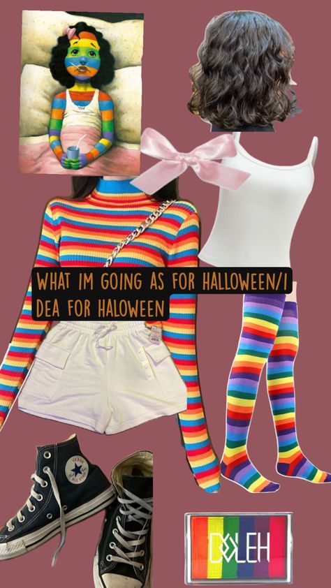 My Halloween costume Niche Halloween Costume Ideas, Thrift Costume Ideas, Bad Case Of Stripes Costume, Spirit Week Costumes, Case Of The Stripes, Character Dress Up Day, Adult Costumes Diy, Bad Case Of Stripes, Teacher Dress