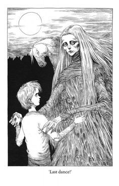 Chris Riddell Illustration, Graveyard Book, The Graveyard Book, Chris Riddell, Pen Ink Drawing, Commonplace Book, Santa Lucia, Neil Gaiman, Pencil Illustration