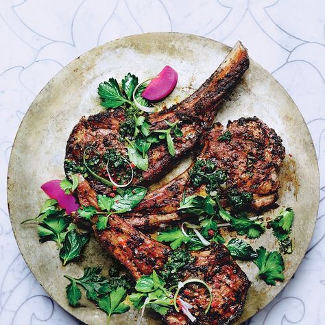 For this lamb rib chops recipe, we insist you leave the fat on the bone. Rib Chops Recipe, Roast Peppers, Lamb Cutlets, Cumin Spice, Spiced Lamb, Lamb Chop Recipes, Lamb Chop, Lamb Ribs, Lamb Dishes