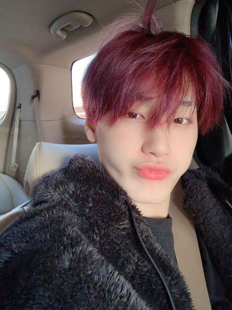 Sandy Cheeks, Wine Hair, Sans Cute, Hair Icon, Kim Hongjoong, One Team, K Idols, Pink Hair, Boyfriend Material