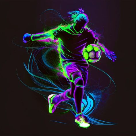 Neon Football, Football Wallpaper Iphone, Football Logo Design, Football Background, Football Artwork, Splash Images, Football Players Images, Phone Background Patterns, Football Images