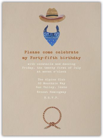 All Cards - Paperless Post Cowboy Themed Party, Cowboy Invitations, 1st Birthday Invitation Template, Modern Classic Wedding Invitations, Belated Birthday Card, Kids Birthday Themes, Cowboy Birthday, Paperless Post, Kids Birthday Party Invitations