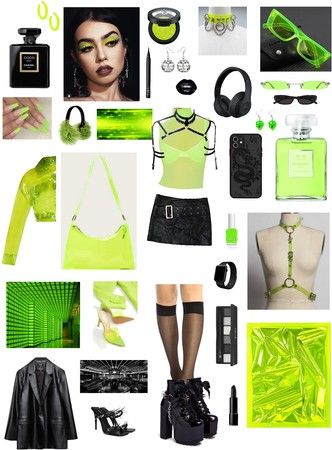 Brat Rave Outfits, Charlie Xcx Outfits Brat, Brat Green Outfit, Brat Outfit Charli, Brat Charli Xcx Outfit, Charli Xcx Concert, Lime Green Outfit Ideas, Brat Birthday, Brat Party