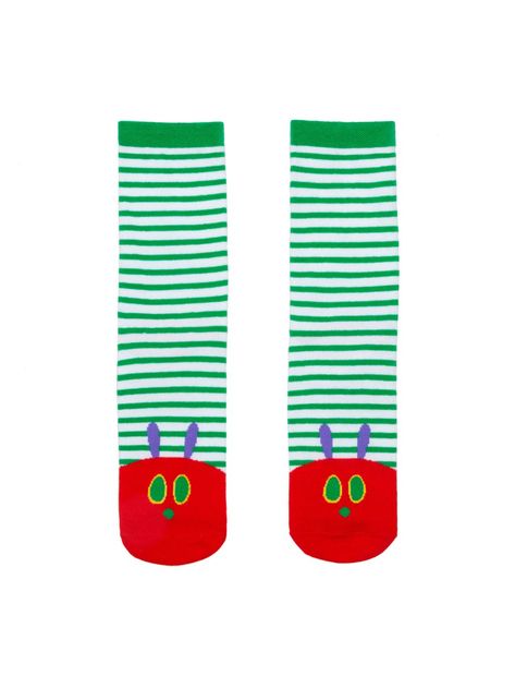 Weird Socks, The Hungry Caterpillar, Quirky Accessories, Crazy Hat, Silly Socks, Silly Clothes, Hungry Caterpillar Birthday, Book Socks, Literacy Programs