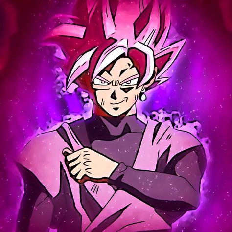 Goku Black Ssj, Super Saiyan Rose, Image Dbz, Picture Board, Goku Wallpaper, Black Goku, Super Saiyan God, Dragon Ball Art Goku, Dog Icon