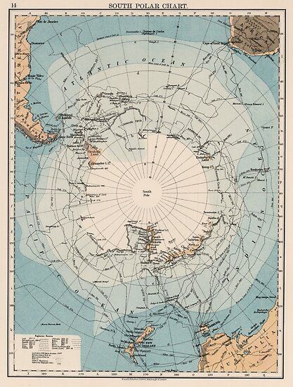 "Vintage Antarctica Exploration Routes Map (1906)" Poster by BravuraMedia | Redbubble Map Of World, World Atlas, Fun Indoor Activities, Nautical Crafts, Route Map, History Projects, Treasure Maps, Old Maps, Historical Characters