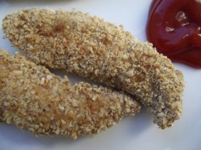 Oatmeal Crusted Chicken Fingers | Living Well Kitchen Chicken Fingers Baked, Recipe Using Honey, Crusted Chicken Tenders, Breaded Chicken Tenders, Honey Lime Chicken, Food For Kids, Baked Bbq Chicken, Fast Food Places, Baked Chicken Tenders