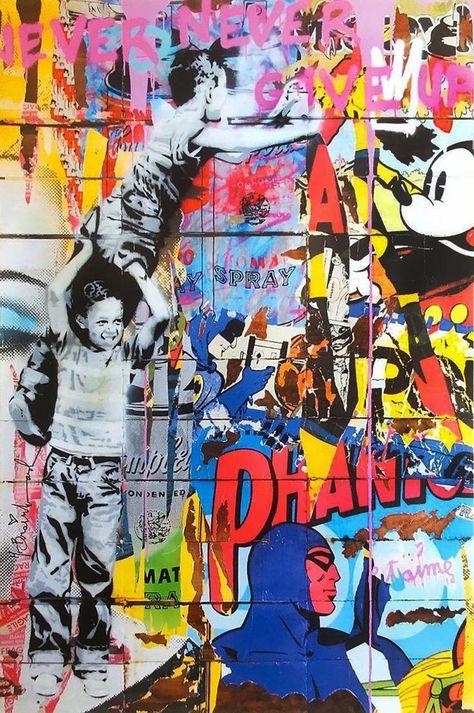 Pop Art © by Mr. Brainwash Mr Brainwash Art, Mr Brainwash, Art Movements, 3d Wallpaper, Art Movement, Various Artists, Kids Safe, Never Give Up, Mural Wallpaper