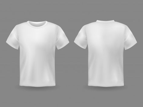 Blank Tshirt, Mock Up T Shirt, T Shirt Front And Back, Plain White T's, T Shirt Branca, Plain White Shirt, Plain White T Shirt, Blank T Shirt, Male Clothes