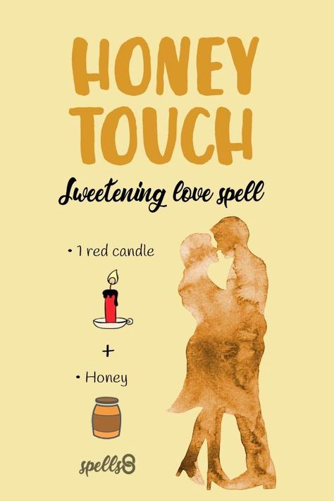 Honey Touch: An Easy Sweetening Love Spell Red Candle Spells Love, Sweetening Spells, Red Candle Magic, Red Candle Spell, Honey Magic, Honey Witch, Honey Jar Spell, Spells Protection, Honey Candles