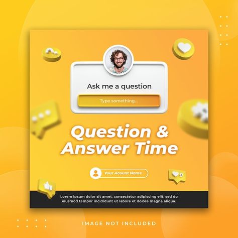 Instagram Survey Template, Questions Social Media Post, Question Answer Design, Text Social Media Post, Social Media Questions Posts, Quiz Social Media Post, Question Template, Teacher Picture, Survey Template