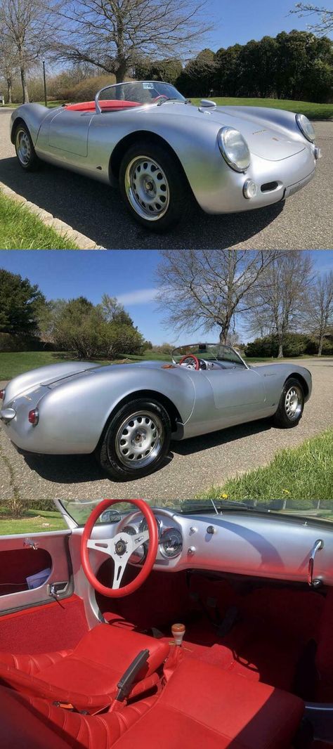 low miles 1955 Porsche Spyder 550 replica 1955 Porsche 550 Spyder, Porsche Spyder 550, Porsche 550 Spyder Replica, Porsche Spyder, Porsche 550 Spyder, Porsche Boxster 986, Replica Cars, 550 Spyder, Porsche 550