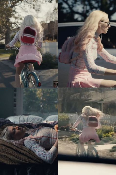 blonde girl transgender Jules Euphoria pink skirt Euphoria Jules Outfit, Jules Vaughn Outfit, Jules Euphoria Outfits, Outfit Euphoria, Space Angel, Jules Euphoria, Euphoria Outfits, Space Angels, Hunter Schafer