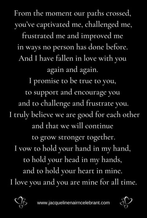 Wedding Vows That Make You Cry To Wife, Groom Vows To Bride, Vows For Second Marriage, Wedding Vows That Make You Cry To Husband, Bride Vows To Groom, Vows To Wife, Vows To Husband, Wedding Vows That Make You Cry, Gangster Love Quotes