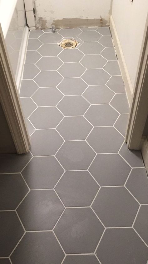 modern boho bathroom remodel matt gray floor tile Boho Bathroom Remodel, Cheap Bathroom Flooring, Inexpensive Bathroom Remodel, Modern Boho Bathroom, Cheap Bathroom Remodel, Grey Floor Tiles, Shower Toilet, Cheap Bathrooms, Have Inspiration