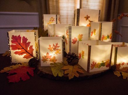 Rustic DIY Autumn Leaf Lanterns by Paige Hemmis! Tune in to Home & Family weekdays at 10a/9c on Hallmark Channel! Home And Family Crafts, Leaf Lantern, Fall Lanterns, Lantern Craft, Fun Fall Activities, Diy Lanterns, Family Diy, Leaf Crafts, Autumn Crafts