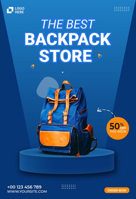 Travel bag store social media post template#pikbest#templates Creative Product Social Media Post Design, Shopping Social Media Design, Product Design Poster Ideas, Social Media Design Graphics Instagram, Bag Social Media Post, Bag Poster Design, Product Promotion Poster, Product Social Media Post, Social Media Post Creative