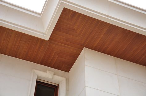 Wood Soffits, Wooden Ceiling Designs, Fall Ceiling Designs, Modern Wooden Ceiling, Wooden Ceiling Design, Fall Ceiling, Wooden Ceiling, Pvc Ceiling, Wooden Ceilings