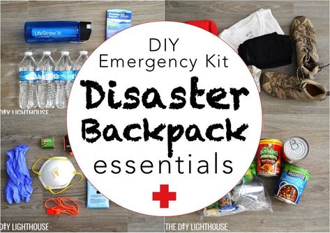 Emergency Backpack, Diy Lighthouse, Backpack Diy, Emergency Essentials, Emergency Prepardness, 72 Hour Kits, Backpack Essentials, Emergency Preparedness Kit, Emergency Bag