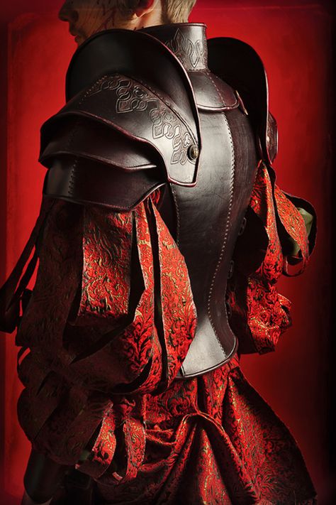 Costume from http://www.vertugadins.com Bg3 Aesthetic, Harem Aesthetic, Eah Aesthetic, Battle Standard, Costume Armour, By Any Means Necessary, Leather Armor, Knight Armor, Elden Ring