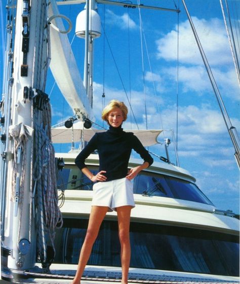 Maggie Rizer, Estilo Gossip Girl, Chique Outfits, Resort Fashion, Boating Outfit, Look Short, Sailing Outfit, Neue Outfits, Nautical Fashion