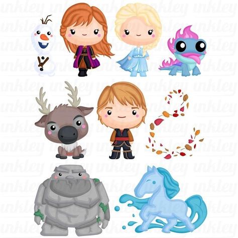 Nina Stajner, Frozen Book, Cute Frozen, Owl Clip Art, Frozen Art, Frozen Themed Birthday Party, Images Disney, Cute Deer, Frozen Theme