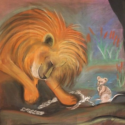 Teacher Appreciation Art, The Lion And The Mouse, Blackboard Drawing, Waldorf Art, Lion And The Mouse, Chalkboard Drawings, Chalkboard Lettering, Waldorf School, Animal Crafts For Kids