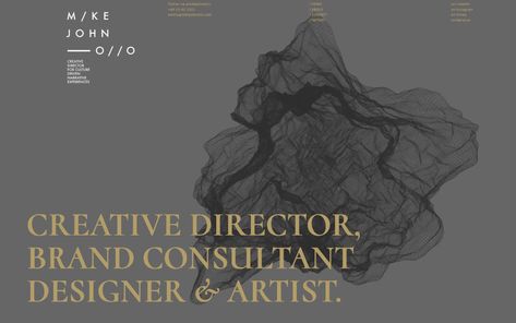 Mike John Otto, Executive Creative Director, Consultant, Designer and Artist. I consult and create Public Driven Narrative Experiences from Brands for Humans. Creative Director Career, John Otto, Art Showroom, Art Director Portfolio, Creative Director Portfolio, Director Portfolio, Beautiful Web Design, Restaurant Web, Career Vision Board