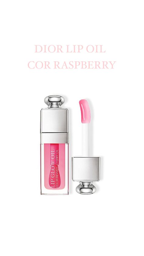 Dior Lip Glow Oil Raspberry, Dior Lip Glow Oil, Dior Lip Oil, Raspberry Lips, Lip Glow Oil, Dior Lip, Dior Lip Glow, Glow Oil, 20th Birthday