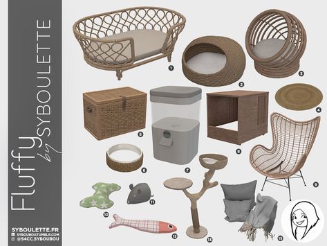 [DOWNLOAD] Fluffy set | Syboulette on Patreon Sims 4 Cottage Living Furniture Cc, Sims 4 Pets Mod, Sims 4 Cc Furniture Living Rooms, Sims Outfits, Sims Pets, Fluffy Cats, Furniture Cc, Die Sims 4, Mod Furniture