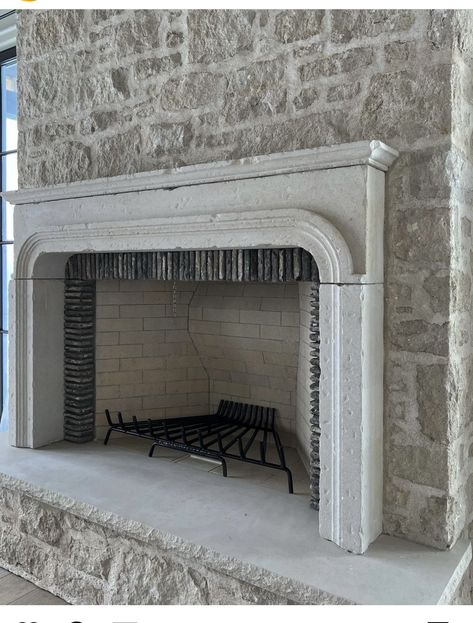 Low Chandelier, Limestone Mantle, Kitchen Sitting Area, Coloured Walls, Stone Mantle, Country Fireplace, Time And Patience, French Fireplace, Minimal Interior Design