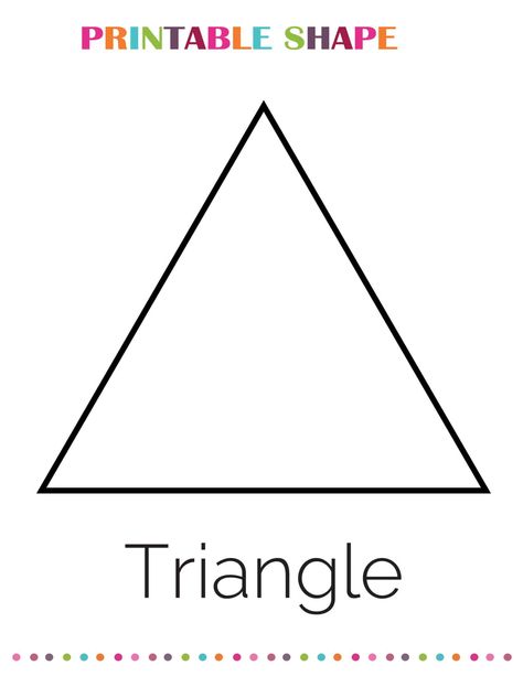 Triangle Coloring Page Preschool, Coloring Shapes Free Printable, Triangle For Preschool, Color Shapes Free Printable, Pattern Shapes Templates Free Printables, Large Shapes Free Printable, Shape Coloring Pages Free Printable, Shapes Coloring Pages Free Printable, Triangle Template Free Printable