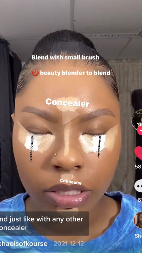 White Concealer Makeup Looks, White Concealer, Doll Faces, Face Beat, Makeup Tut, Concealer Makeup, Beat Face, Day Makeup, Lashes Makeup