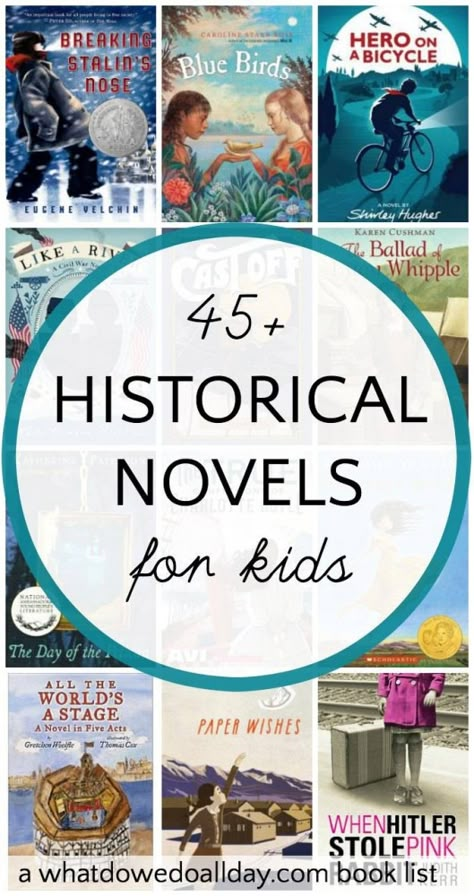 Historical Fiction Books For Kids, Fiction Books For Kids, Class Library, Book Reports, Time Periods, Read Alouds, Historical Fiction Books, Living Books, Books For Kids