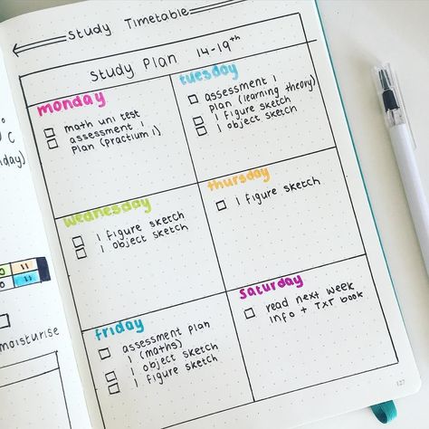 1_ Make a study plan - Calculate how much you'll need to advance each week - Print 2_ Use an academic planner - Schedule each day the night before - Color code 3_ Personal planner - Habit tracker -  Positivity log 4_ Set personal and academic goals - Break it into steps  5_ Monthly plan  6_ When the month ends, write a some reflection about it Extra: decorate 😄 Bullet Journal Dividers, Plan Checklist, Study Planner Printable, Journal Layouts, Study Schedule, Study Journal, Academic Planner, Study Plan, Exam Study