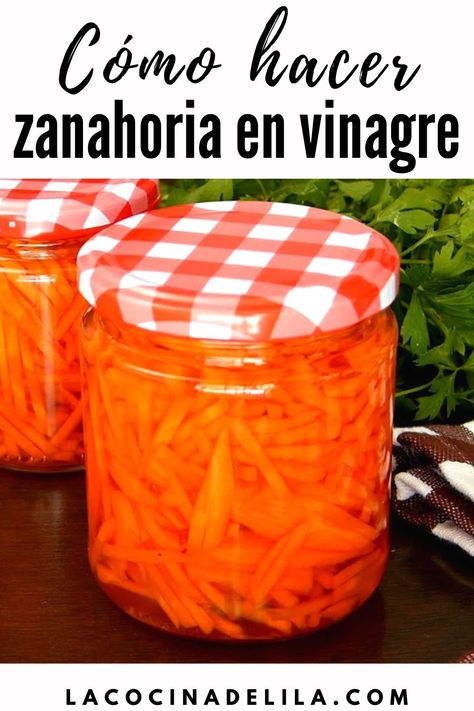 Si te gusta la zanahoria en vinagre (zanahoria encurtida) presta atención a este video en donde te muestro en 2 minutos cómo puedes hacer este encurtido de forma fácil y rápida. #encurtidos #lacocinadelila Rustic Recipes, La Food, Food Accessories, Incredible Recipes, Latin Food, How To Eat Paleo, Recipe For Mom, Delicious Vegan Recipes, Preserving Food