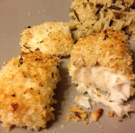 Baked Panko Parmesan Crusted Halibut Parmesan Crusted Halibut, Halibut Baked, Halibut Recipes Baked, Crusted Halibut, Grilled Halibut, Halibut Recipes, Panko Crumbs, Fish Recipes Healthy, Parmesan Crusted